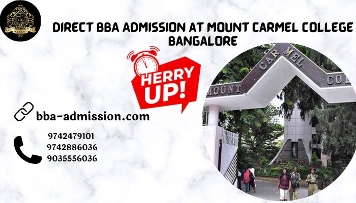 Direct BBA Admission at Mount Carmel College Bangalore