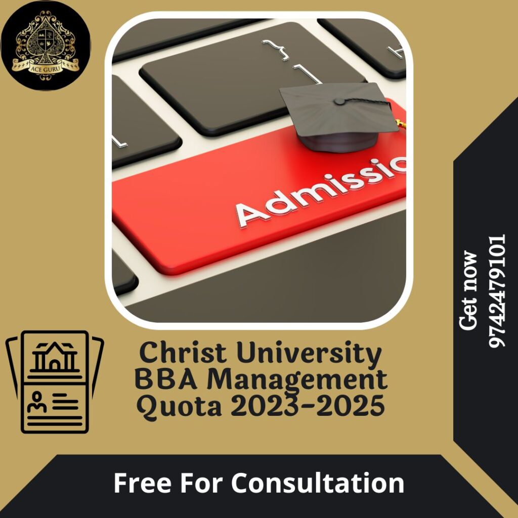 Christ University BBA Management Quota 2023-2025