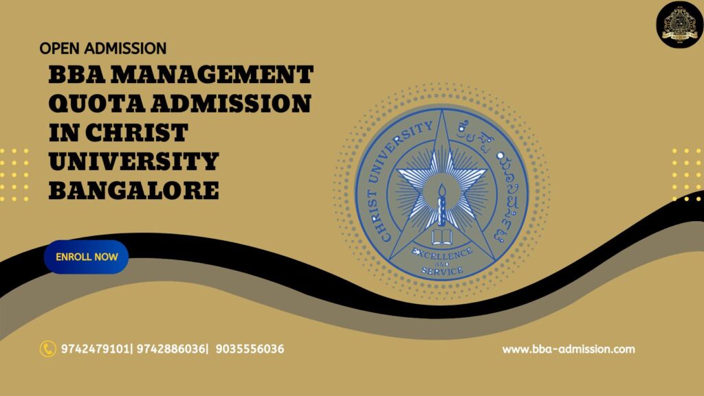BBA Management Quota Admission in Christ University Bangalore