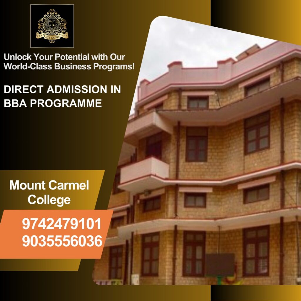 Management Quota Admission in BBA Mount Carmel