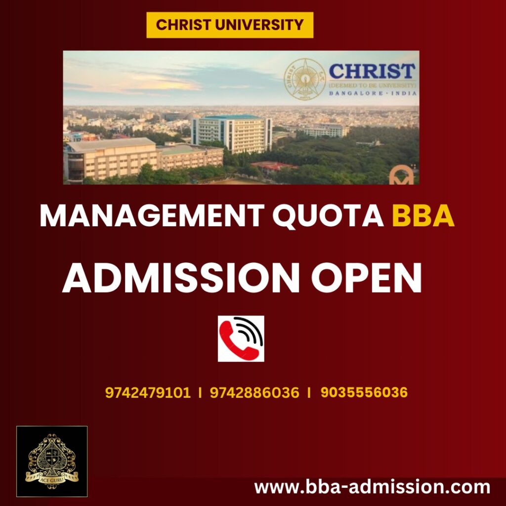 Management Quota Christ BBA Admission