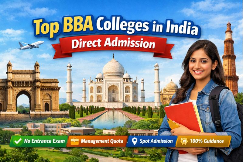Top BBA Colleges in India Direct Admission.