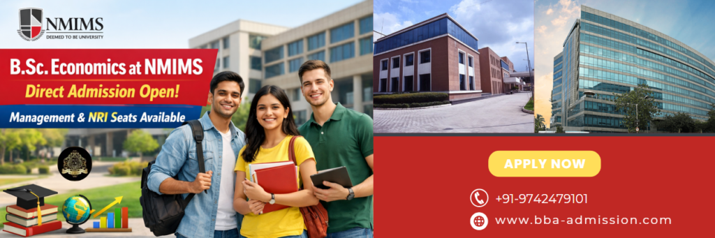 B.Sc. Economics at NMIMS – Direct Admission Open | Management & NRI Seats.