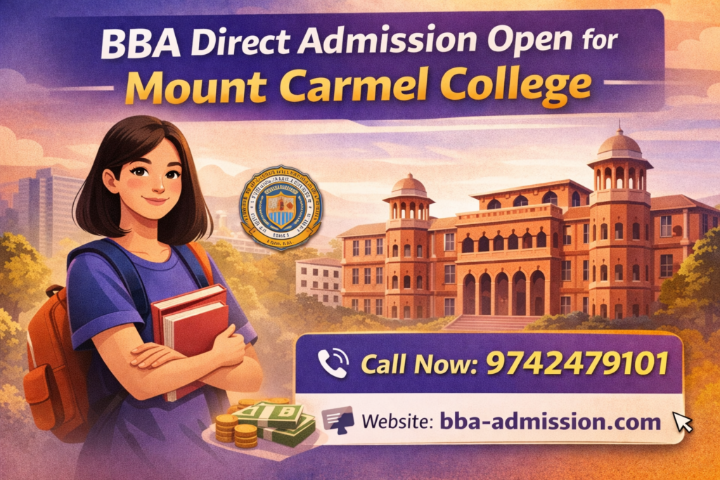 BBA Direct Admission Open for Mount Carmel College.