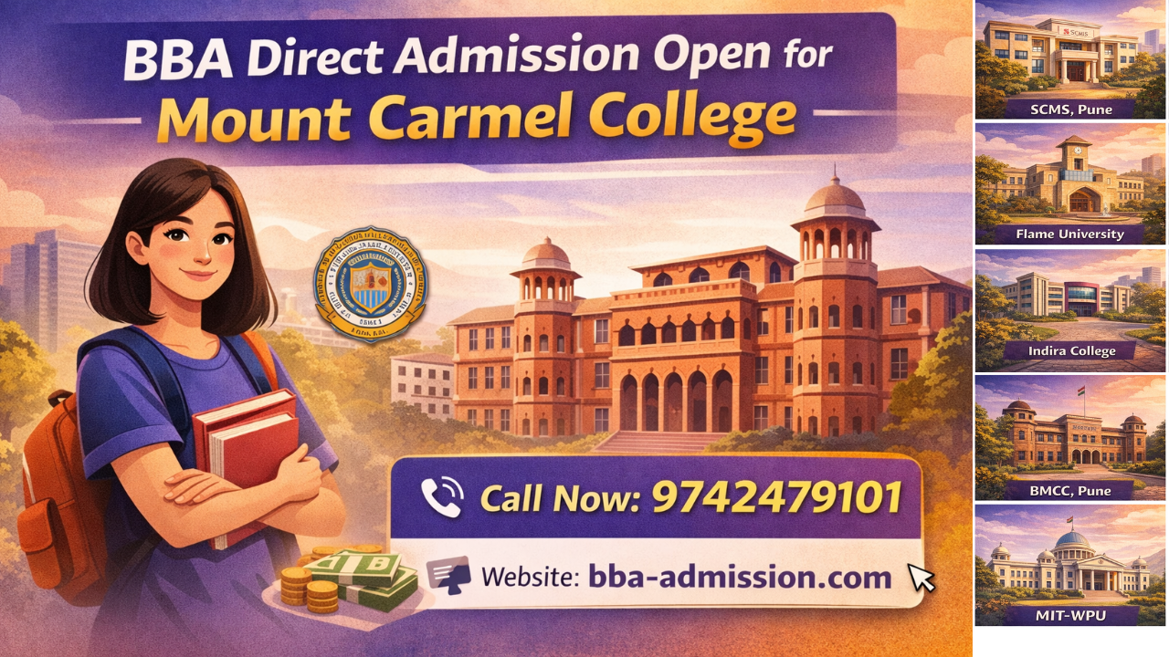 BBA Direct Admission Open for Mount Carmel College
