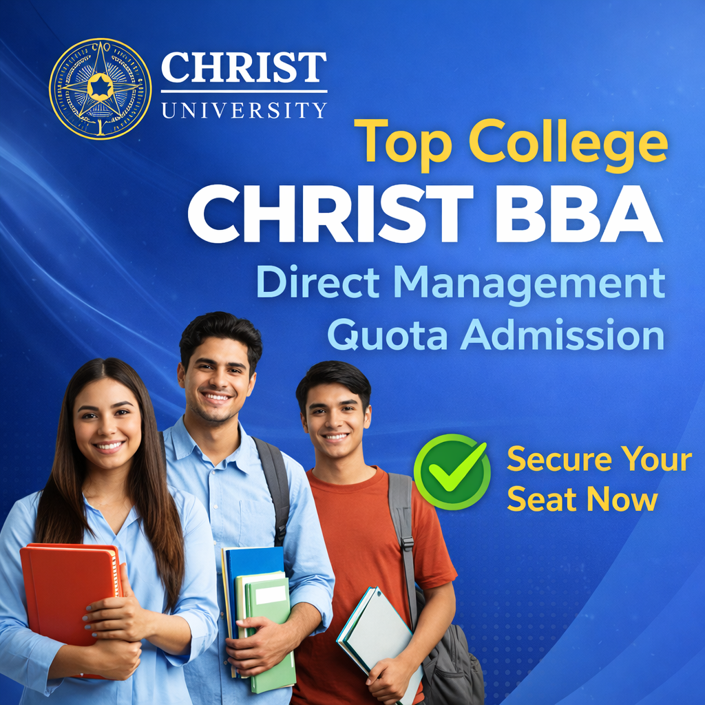 Top College Christ BBA Direct Management Quota Admission.