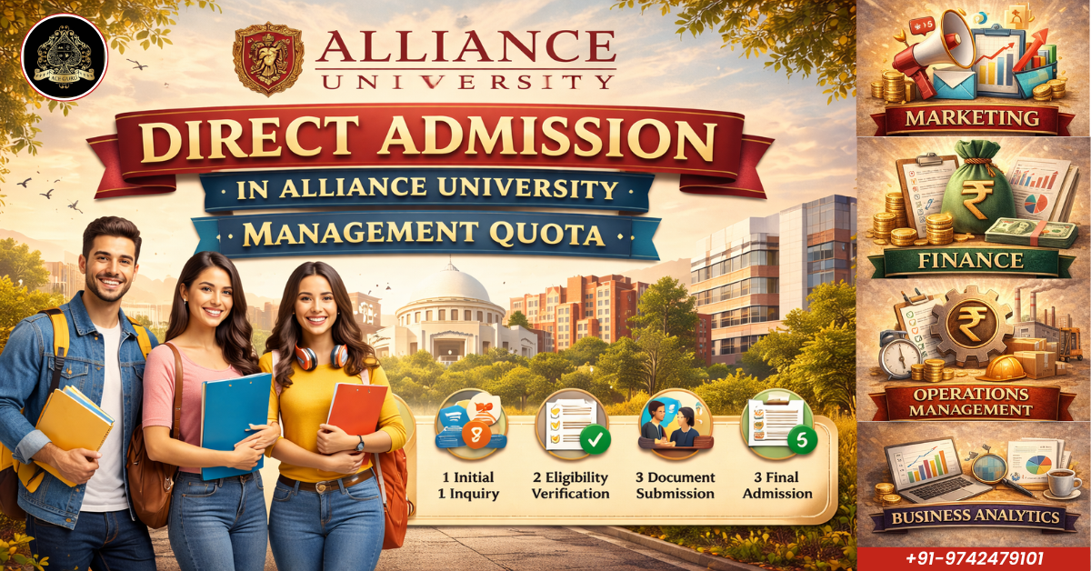 Direct Admission in Alliance University | Management Quota