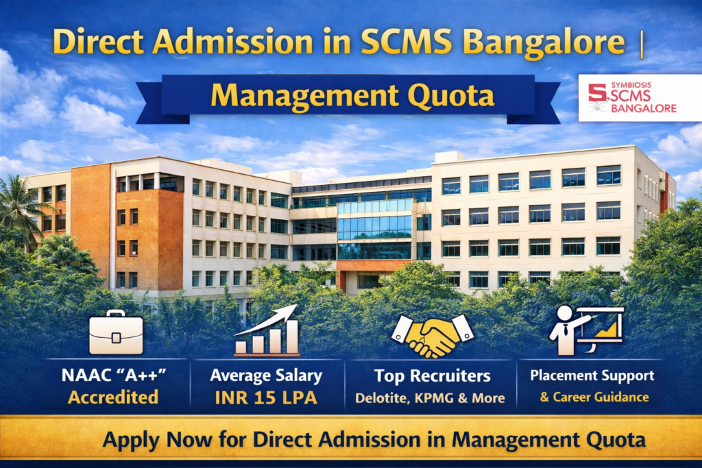 Direct Admission in SCMS Bangalore | Management Quota.