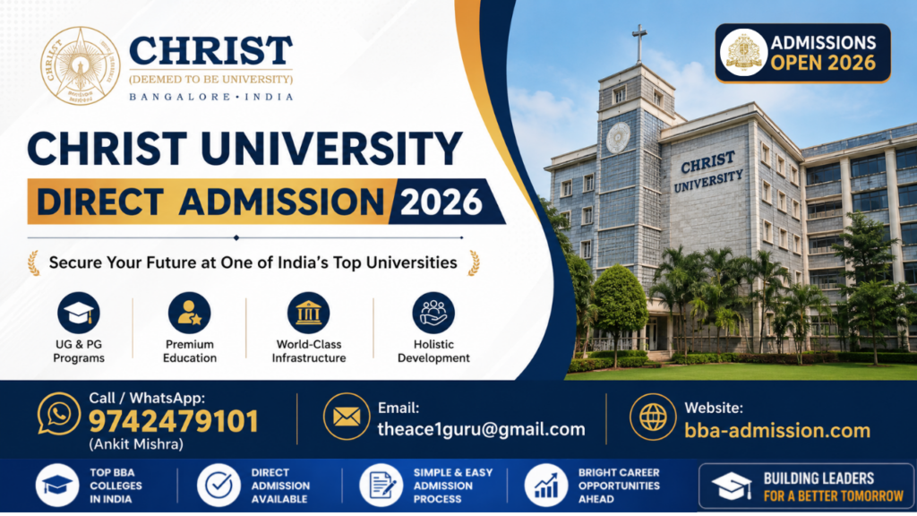 Christ College BBA Direct Admission.